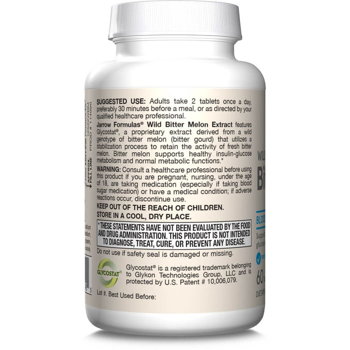 Jarrow Formulas Wild Bitter Melon Extract 60 Tablets | Premium Supplements at MYSUPPLEMENTSHOP