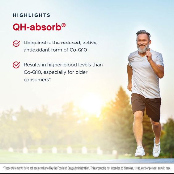 Jarrow Formulas Ubiquinol QH-Absorb 200mg 60 Softgels | Premium Supplements at MYSUPPLEMENTSHOP