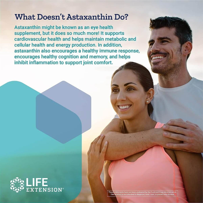 Life Extension Astaxanthin with Phospholipids 4 mg 30 Softgels - Combination Multivitamins & Minerals at MySupplementShop by Life Extension