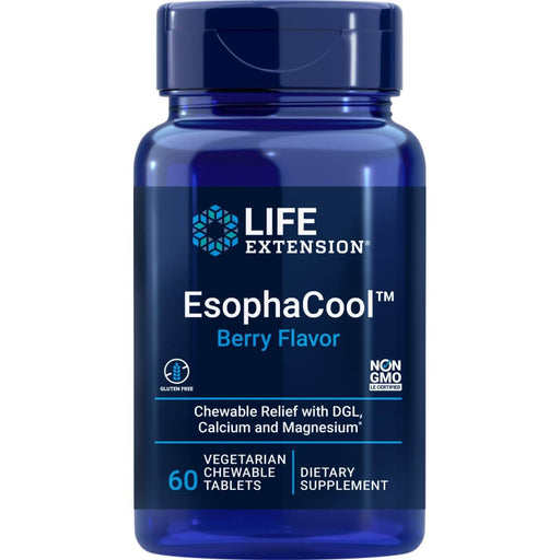 Life Extension EsophaCool 60 Chewable Berry Tablets - Combination Multivitamins & Minerals at MySupplementShop by Life Extension