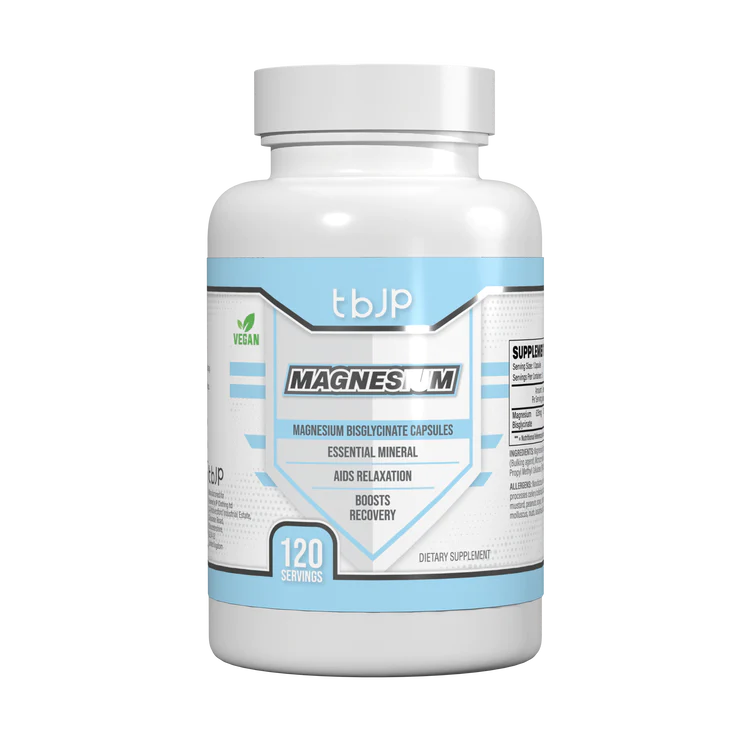 Trained By JP Magnesium 120Caps Unflavoured - Sports Supplements at MySupplementShop by Trained by JP