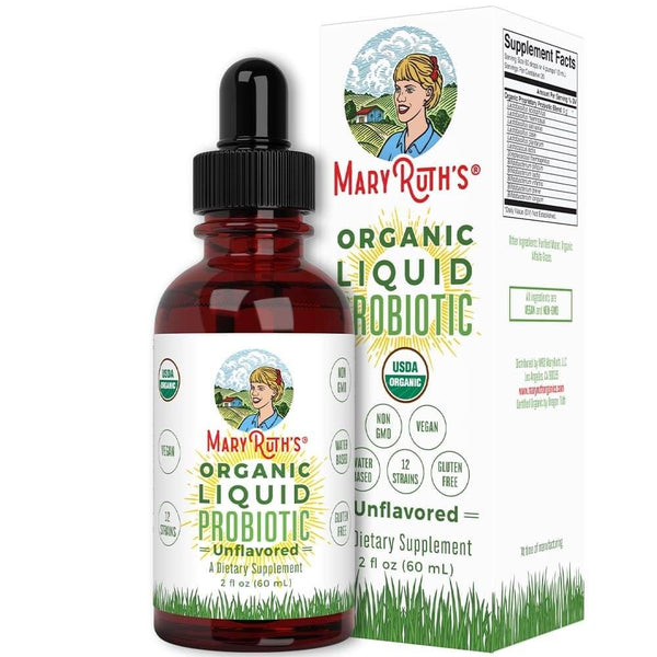 MaryRuth's Probiotic Drops (Unflavoured) 60ml, 2 oz | Premium Supplements at MYSUPPLEMENTSHOP