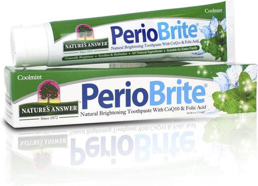 Nature's Answer PerioBrite Toothpaste Cool Mint 4 Oz (113.4g) | Premium Supplements at MYSUPPLEMENTSHOP