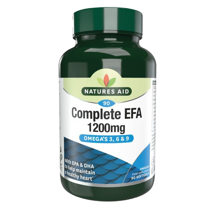 Natures Aid Complete EFA (Omega 3, 6 + 9) 90 Softgels