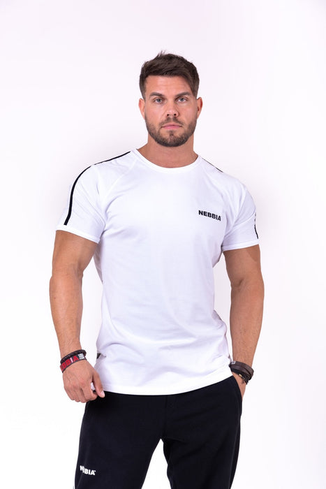 Nebbia 90s Hero T-Shirt 143 - White - T-Shirt at MySupplementShop by Nebbia