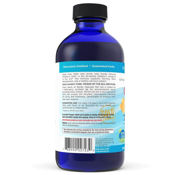 Nordic Naturals Children's DHA 530mg Omega-3 8 fl oz (Strawberry) | Premium Supplements at MYSUPPLEMENTSHOP