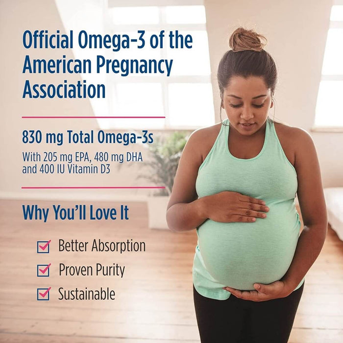 Nordic Naturals Prenatal DHA Omega-3 830mg with Vitamin D3 180 Softgels | Premium Supplements at MYSUPPLEMENTSHOP