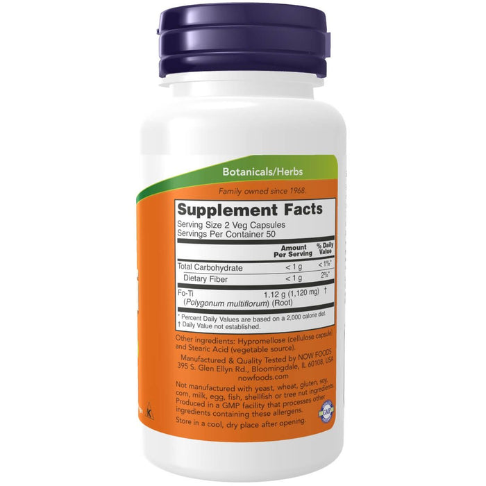 NOW Foods Fo-Ti 560 mg 100 Veg Capsules | Premium Supplements at MYSUPPLEMENTSHOP