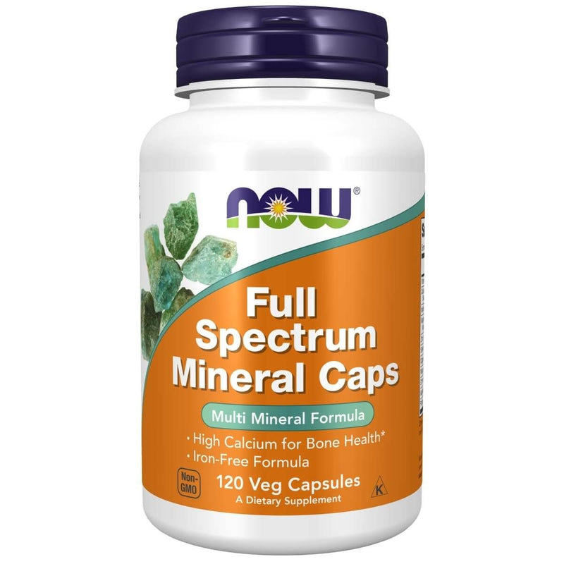 NOW Foods Full Spectrum Mineral Caps 120 Veg Capsules | Premium Supplements at MYSUPPLEMENTSHOP