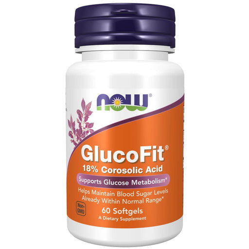 NOW Foods GlucoFit® 60 Softgels | Premium Supplements at MYSUPPLEMENTSHOP