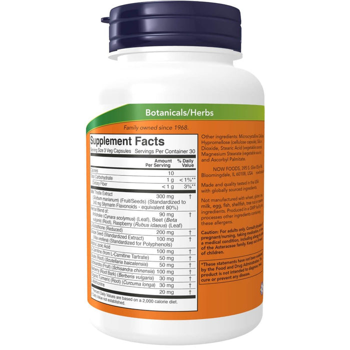 NOW Foods Liver Refresh 90 Veg Capsules | Premium Supplements at MYSUPPLEMENTSHOP