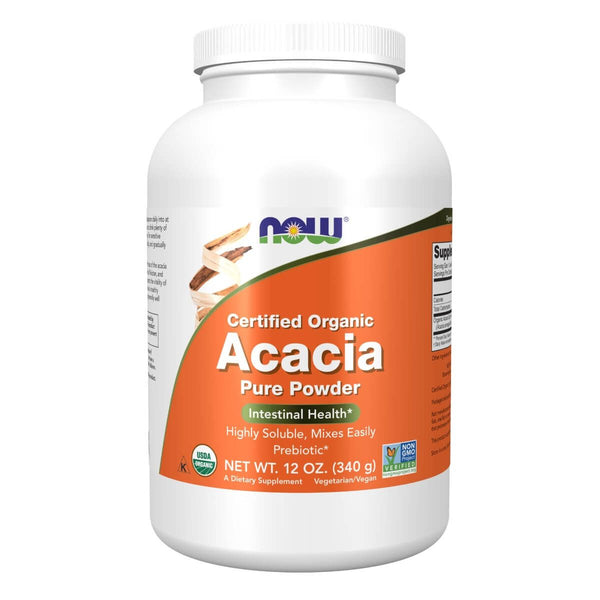 NOW Foods Organic Acacia 12oz Powder (340g) - Health and Wellbeing at MySupplementShop by NOW Foods