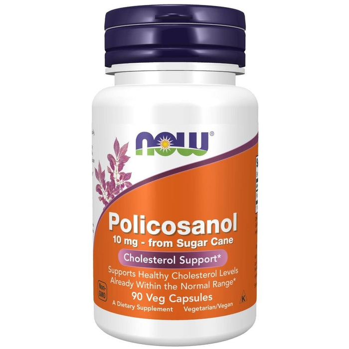 NOW Foods Policosanol 10 mg 90 Veg Capsules - Liver Support at MySupplementShop by NOW Foods