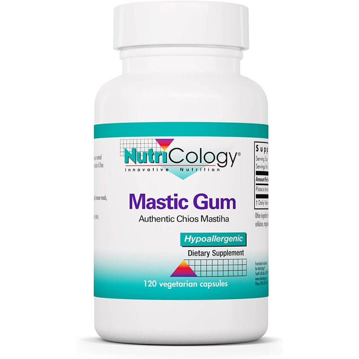 Nutricology Mastic Gum 120 Vegetarian Capsules - Digestive Health at MySupplementShop by Optimox