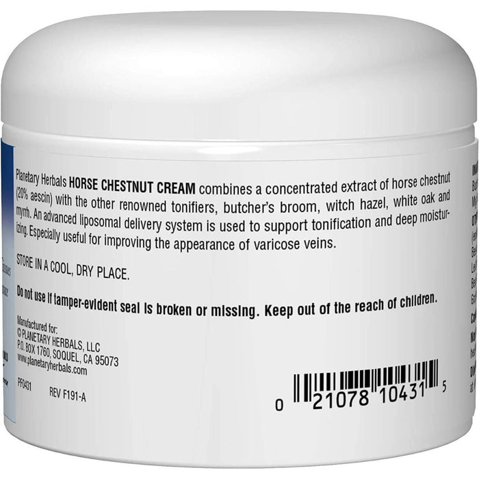 Planetary Herbals Horse Chestnut Cream 4oz (113.4g) - Heart Health at MySupplementShop by Planetary Herbals