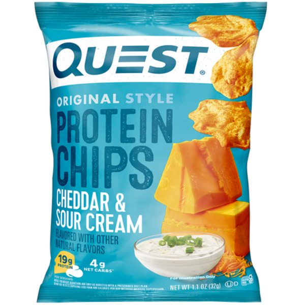Quest Nutrition Protein Chips 8x32g - Food Cupboard at MySupplementShop by Quest Nutrition