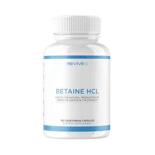 Revive MD Betaine HCL 180 Caps - Health & Wellbeing at MySupplementShop by Revive MD