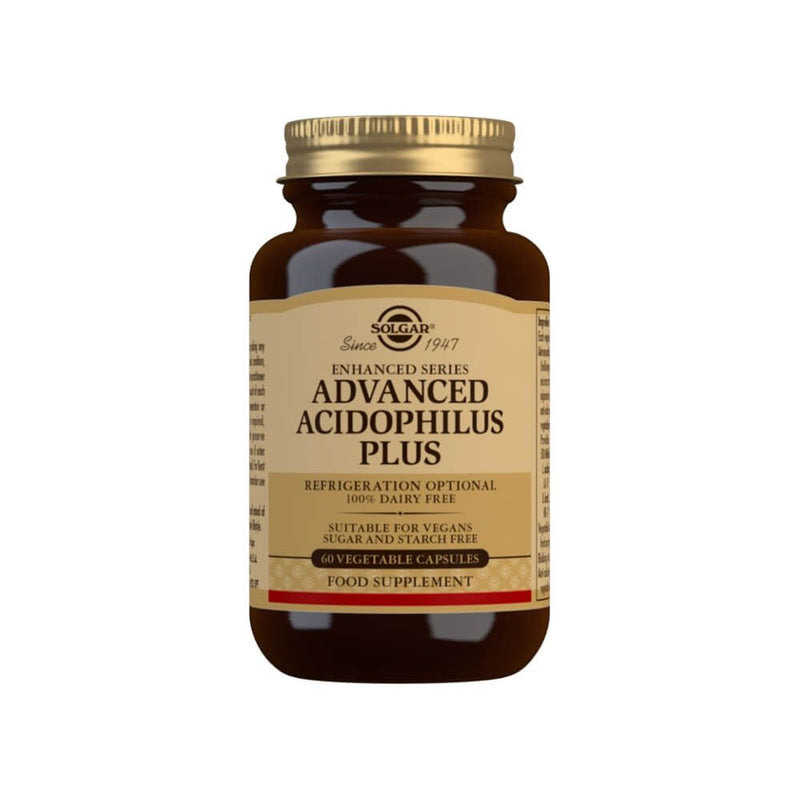 Solgar Advanced Acidophilus Plus Vegetable Capsules Pack of 60 at MySupplementShop.co.uk