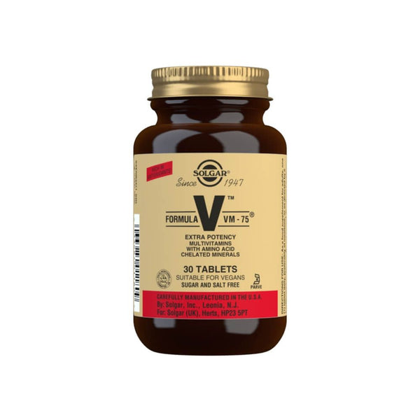 Solgar Formula VM-75 Tablets Pack of 30 | Premium Supplements at MYSUPPLEMENTSHOP