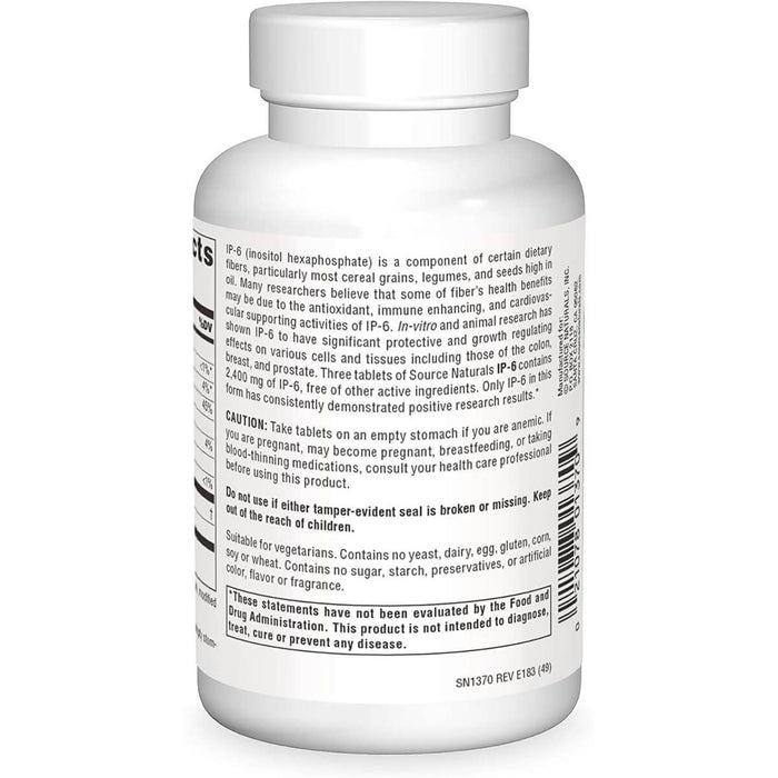 Source Naturals IP-6 800mg 90 Tablets | Premium Supplements at MYSUPPLEMENTSHOP