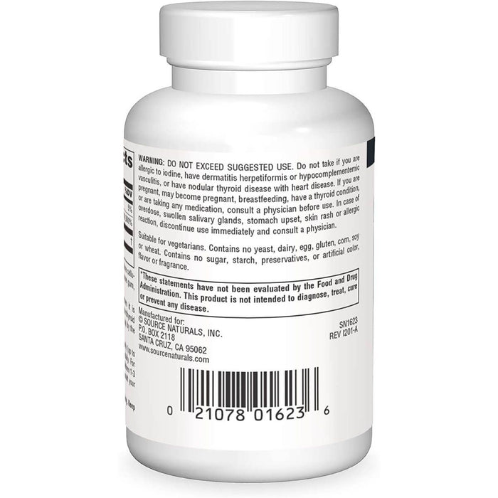 Source Naturals Potassium Iodide 32.5mg 60 Tablets | Premium Supplements at MYSUPPLEMENTSHOP