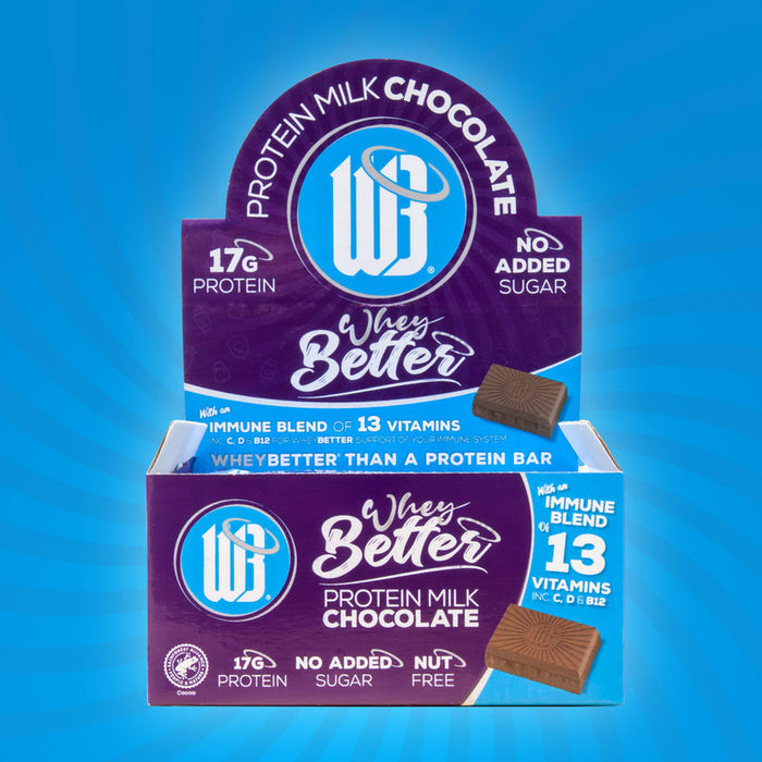 WheyBetter Protein Chocolate 12x75g | Immune Blend of Vitamins