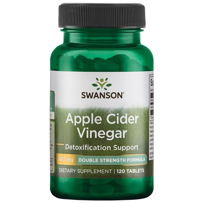 Swanson Apple Cider Vinegar 200 mg 120 Tablets - Slimming and Weight Management at MySupplementShop by Swanson