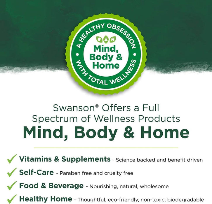 Swanson Vitamin B1 100 Mg 250 Capsules at MySupplementShop.co.uk