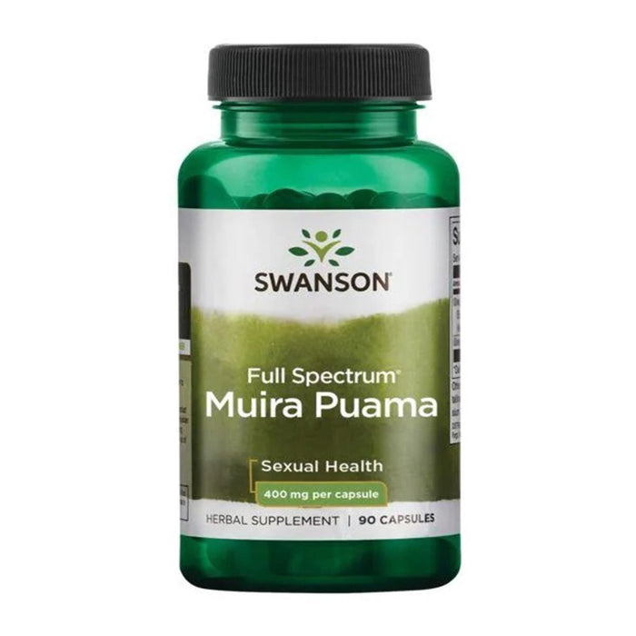 Swanson Full Spectrum Muira Puama, 400mg - 90 caps - Health and Wellbeing at MySupplementShop by Swanson