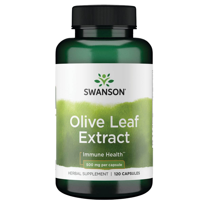 Swanson Olive Leaf Extract 500mg 120 Capsules