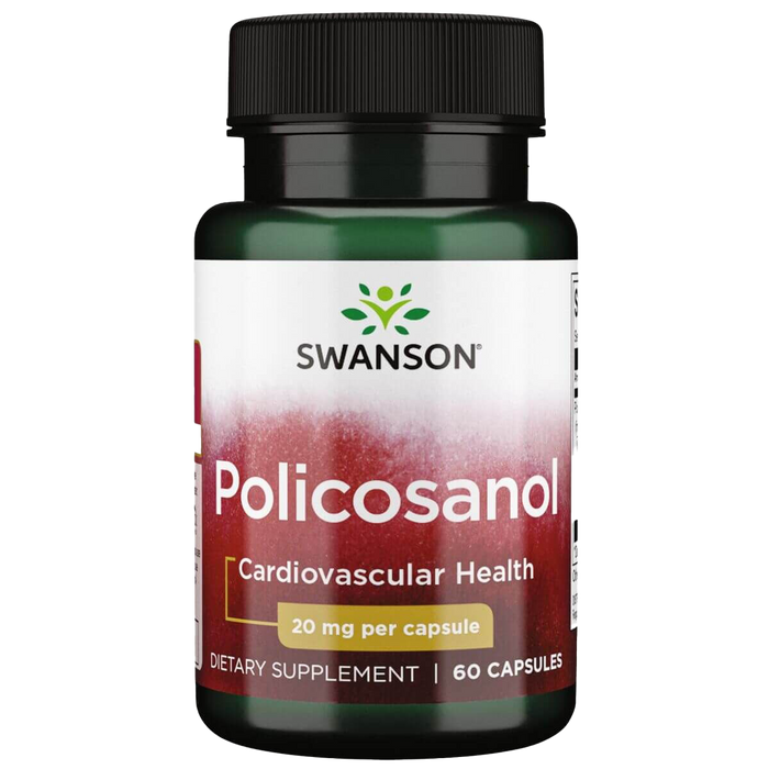 Swanson Policosanol 20 mg 60 Capsules