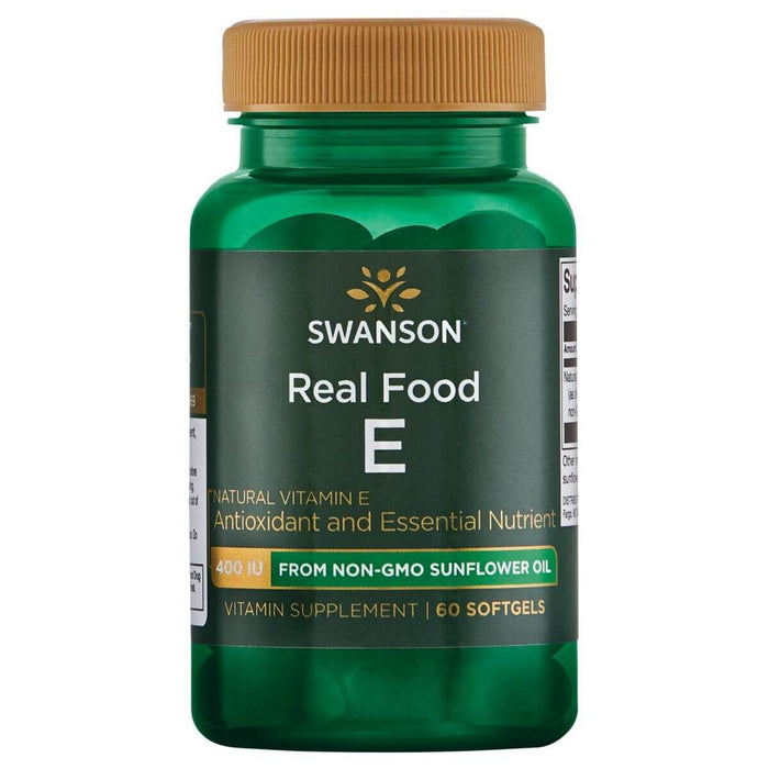 Swanson Real Food E 400iu 60 Softgels - Heart Health at MySupplementShop by Swanson