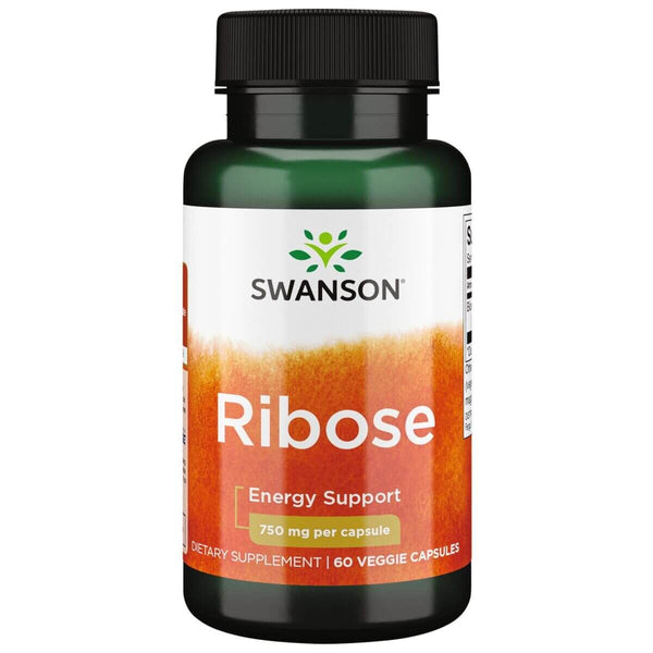 Swanson Ribose 750 mg 60 Veg Capsules - Health and Wellbeing at MySupplementShop by Swanson