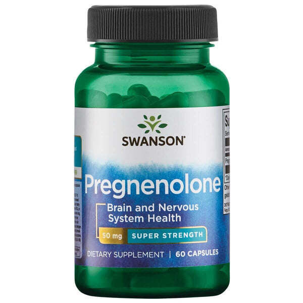 Swanson Super-Strength Pregnenolone 50mg 60 Capsules - Special Formula at MySupplementShop by Swanson