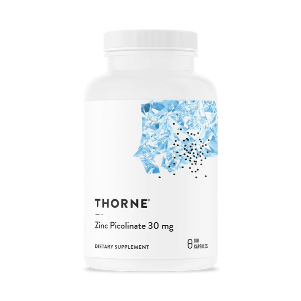 Thorne Research Zinc Picolinate 30mg 180 Capsules - Immune Support at MySupplementShop by Thorne