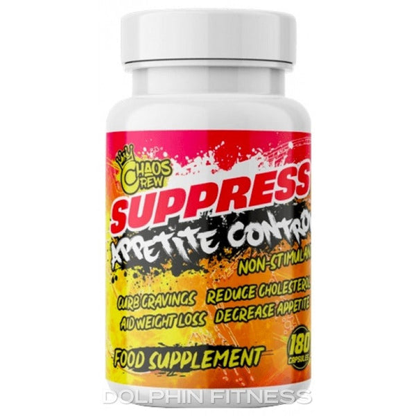 Chaos Crew Suppress Appetite Control 180 Caps - Sports Nutrition at MySupplementShop by Chaos Crew