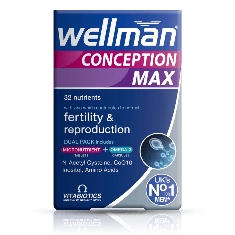 Vitabiotics Wellman Conception Max Dual Pack 84 Tablets - Men at MySupplementShop by Vitabiotics