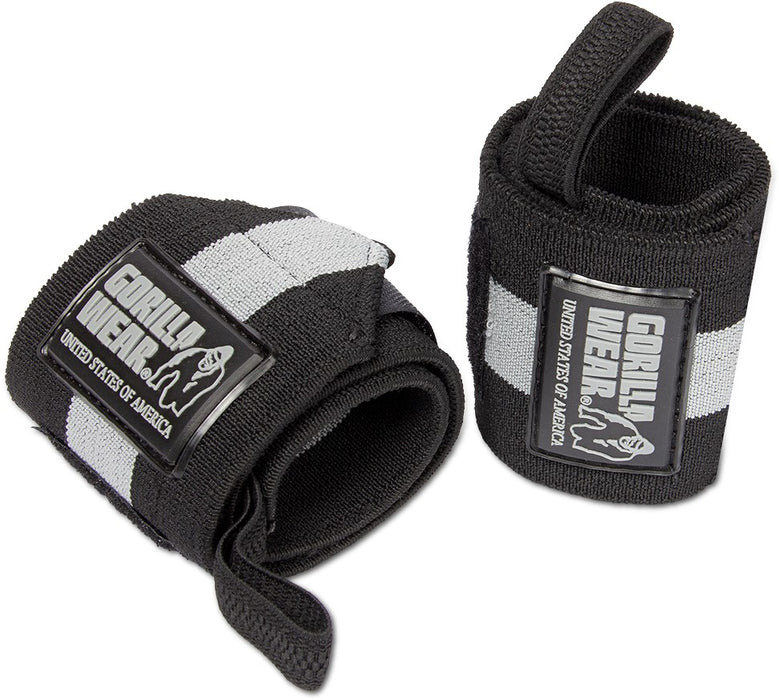 Gorilla Wear Wrist Wraps Ultra - Black/Grey - Wrist Wraps at MySupplementShop by Gorilla Wear