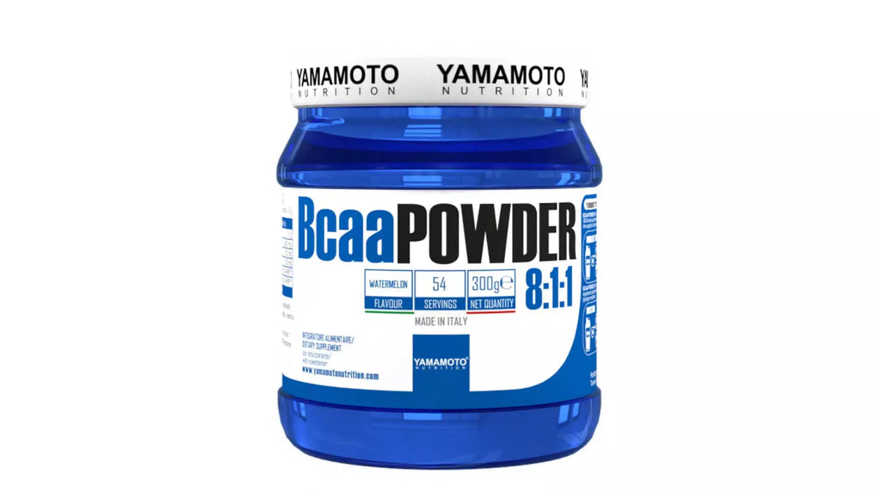 Yamamoto Nutrition BCAA-Pulver 8:1:1, Orange-Zitrone – 300 Gramm