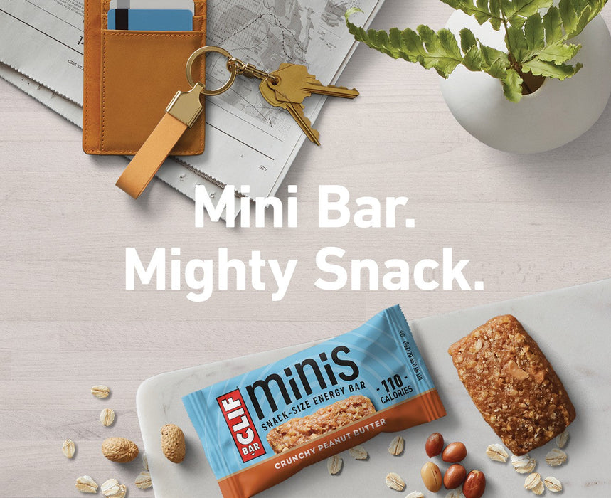 Clif Bar Crunchy Peanut Butter Minis 20 Pack | High-Quality Health Foods | MySupplementShop.co.uk