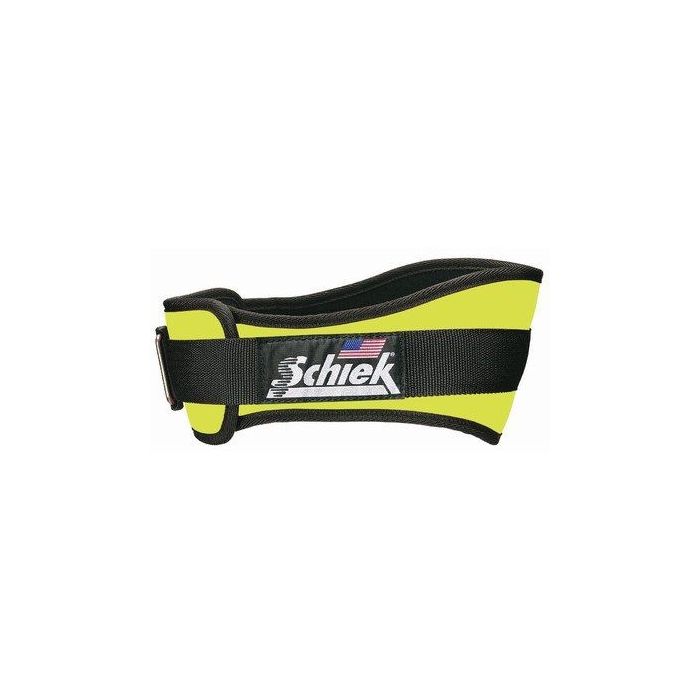 Schiek Training Belt 2004 4/34 Inch Belt - Neon Yellow