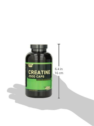 Optimum Nutrition Creatine 2500 200 Caps | High-Quality Creatine Supplements | MySupplementShop.co.uk