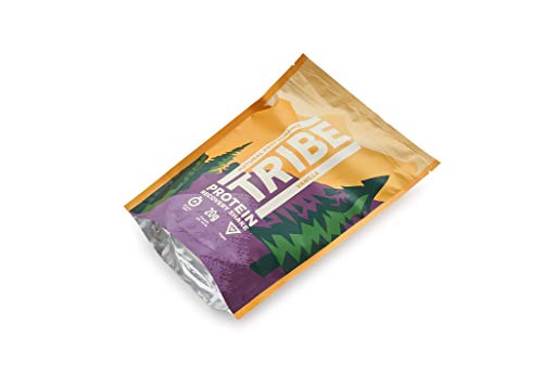 TRIBE Nutrition Natural Vegan Protein Powder, Gluten and Dairy Free Shake, Vanilla and Cinnamon Flavour - 500 Gram Pouch (12 Servings) | High-Quality Sports Nutrition | MySupplementShop.co.uk