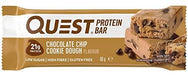 Quest Nutrition Quest Bar 12x60g Chocolate Chip Cookie Dough | High-Quality Protein Bars | MySupplementShop.co.uk