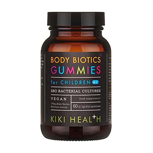 KIKI Health Body Biotics Gummies for Children 4+ | 60 Gummies | SBO Probiotics | Made with Real Fruit | No Added Sugars or Sweeteners - Bacterial Cultures at MySupplementShop by KIKI Health