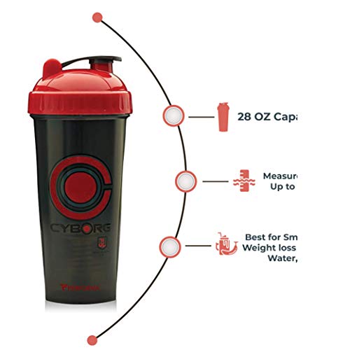 Performa Shakers Justice League Shaker 800ml Cyborg | High-Quality Water Bottles | MySupplementShop.co.uk