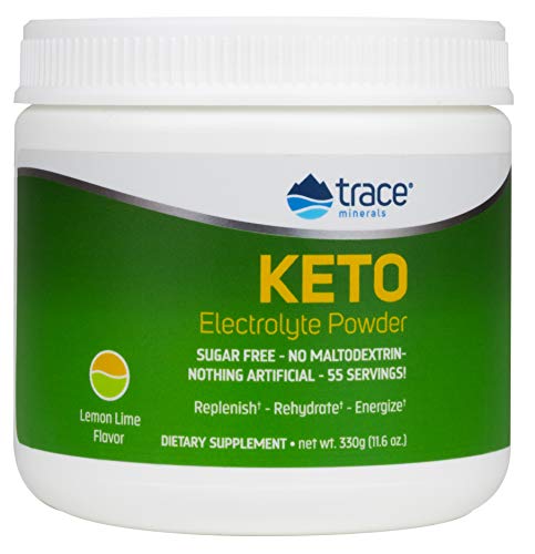 Trace Minerals Keto Electrolyte Powder Lemon Lime 55 servings 330g - Default Title - Vitamins & Minerals at MySupplementShop by Trace Minerals