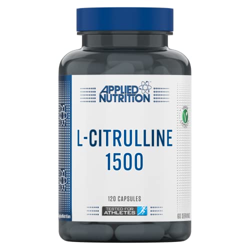 Applied Nutrition L-Citrulline 1500 - 1500mg L Citrulline Per Serving Citrulline Capsules for Muscle Pump Muscle Recovery Supplement Increases Levels of L-Arginine and Nitric Oxide - 60 Servings | High-Quality L-Citrulline | MySupplementShop.co.uk