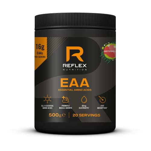 Reflex Nutrition EAA 500g Watermelon | High-Quality Amino Acids and BCAAs | MySupplementShop.co.uk