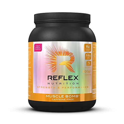 Reflex Nutrition Muscle Bomb Non Caffeine 600g  Fruit Punch - Default Title - Sports Nutrition at MySupplementShop by Reflex Nutrition